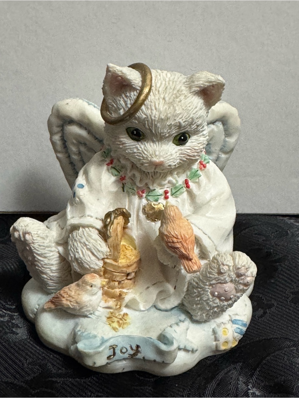 Calico Kittens “Joy To The World” Figurine ~ 1994